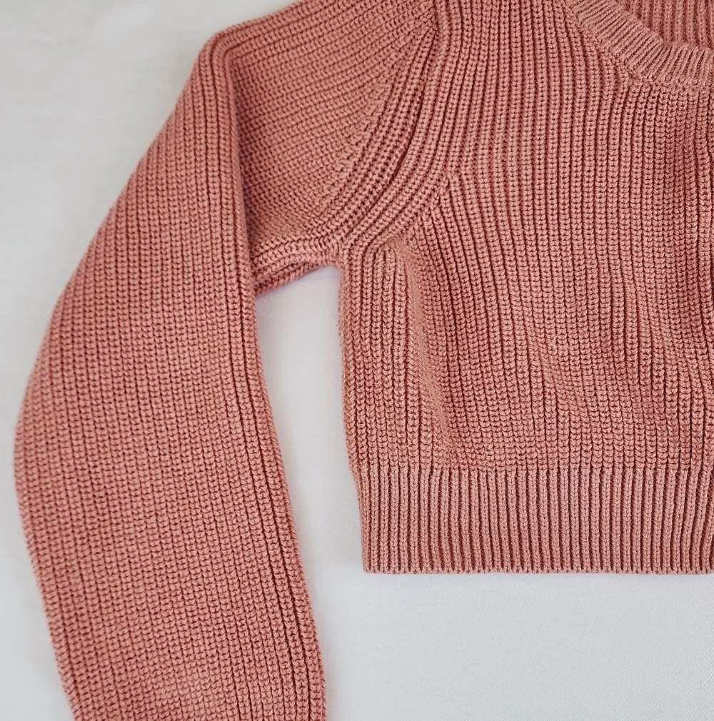 Cupcakes & Cashmere Girl Long Sleeve Button Down Knit Cardigan Swaeter
